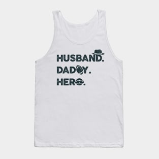 Husband Daddy Hero Gift - Father's Day Tank Top